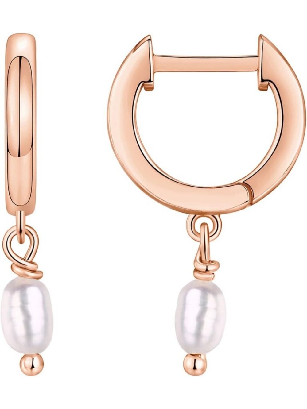 Dainty 14K Gold Plated Huggie Hoop Earrings with Charming Motifs for Women